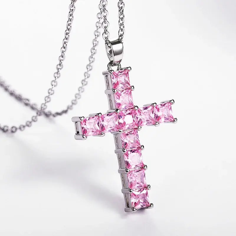 Elegant Cross Pendant Necklace