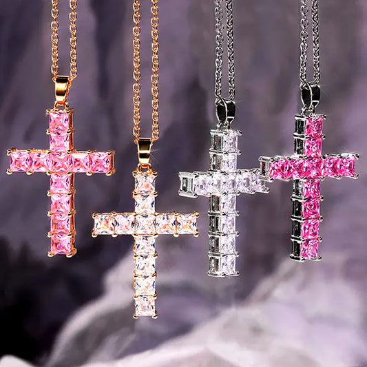 Elegant Cross Pendant Necklace